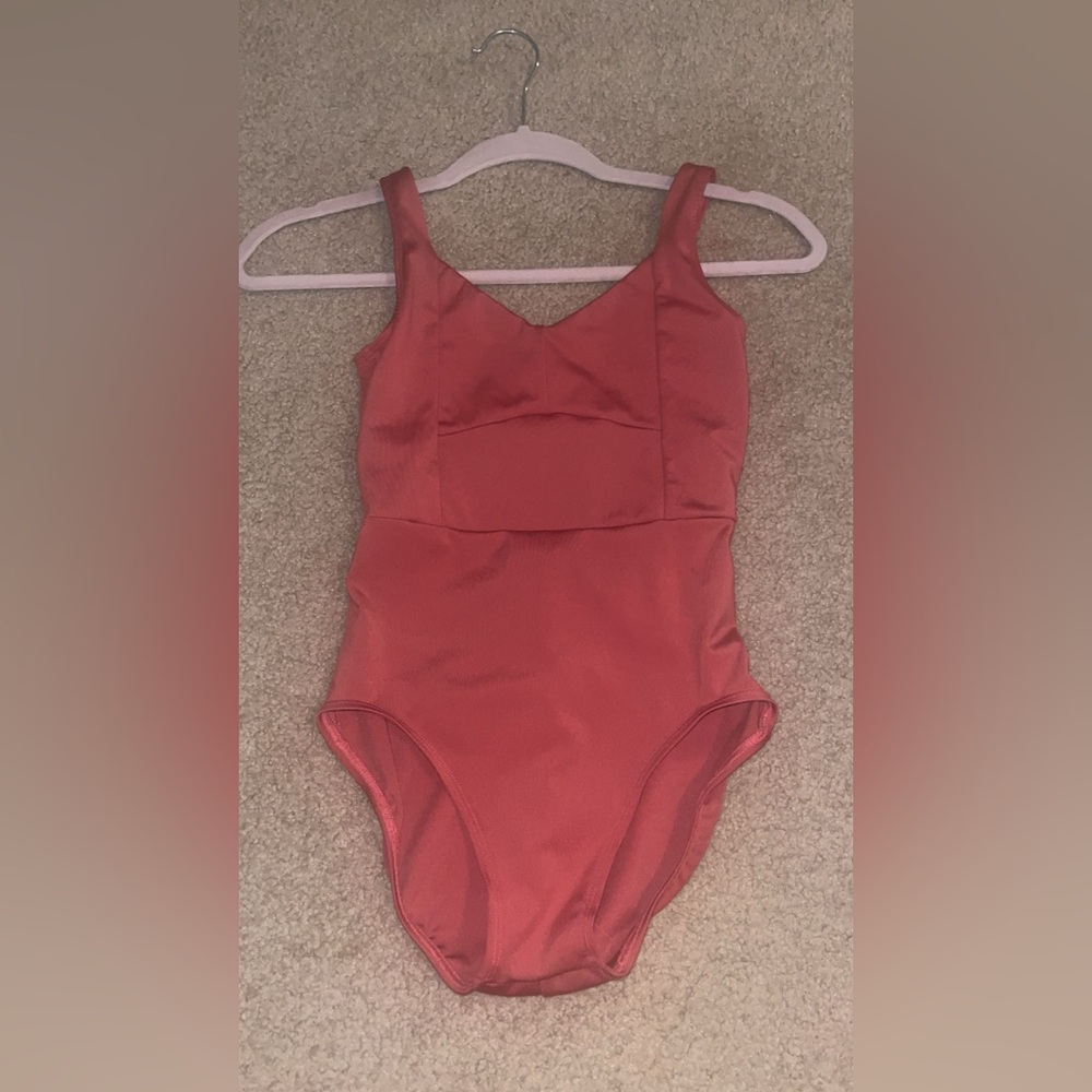 Salmon pink s/p womens Ainsliewear dance bodysuit